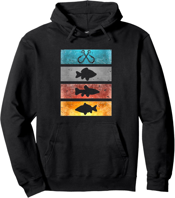 Tochter Mann Sohn Opa Vati Vater Angelhaken Köder Vintage Pullover Hoodie