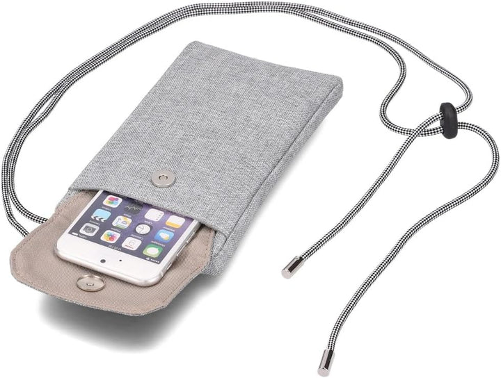 Zwei Handytasche zum Umhängen Olli OP30 Smartphone-Etui 19 x 11 cm, Kleingeldfach + 4 Kartensteckfäc
