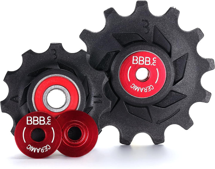 BBB Cycling Schaltrollen Keramik Derailleur Pulley 11-Zähne und 13-Zähne Hinten 11-Fach Jockey-Räder