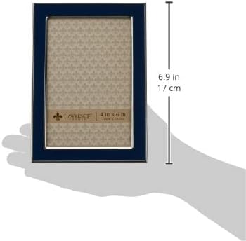 Lawrence Frames Emaille-Bilderrahmen, 10 x 15 cm, Marineblau blau 4x6, blau 4x6