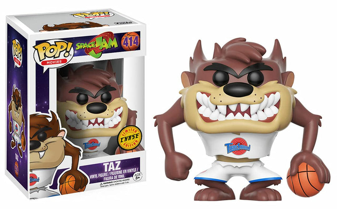 Funko 12429 Actionfigur Space Jam: Taz, Multi, Chase (!)