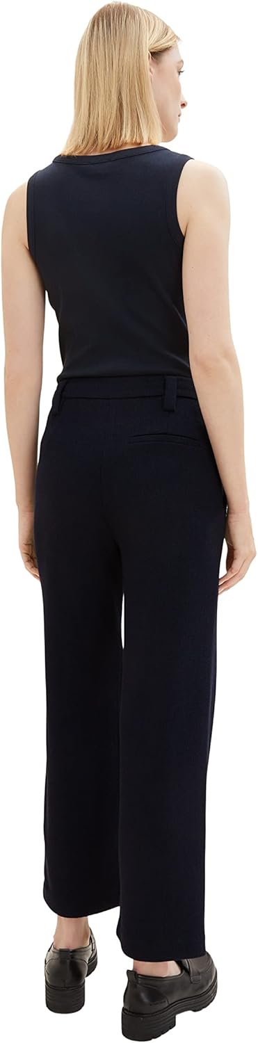TOM TAILOR Damen Lea Straight Fit Hose 38W / 28L 10668-sky Captain Blue, 38W / 28L 10668-sky Captain