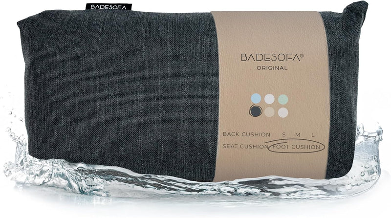 BADESOFA® Fusskissen | Premium-Qualität | Badewannen-Kissen für bequemes Baden | Made in EU | Badewa