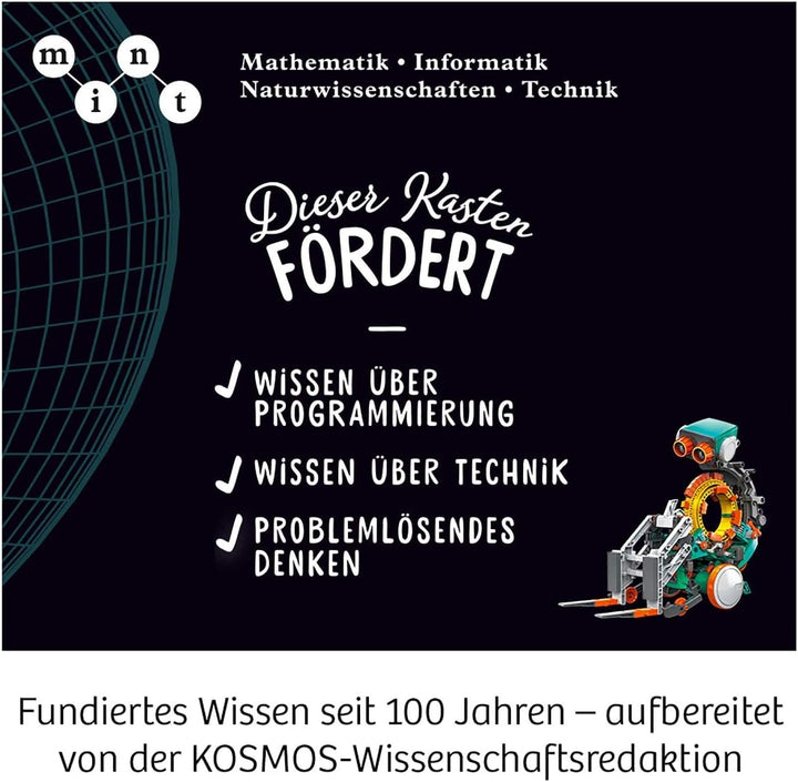 Kosmos 620646 Codix-Dein mechanischer Coding Roboter Spielzeug, Experimentierkasten Codix Edition