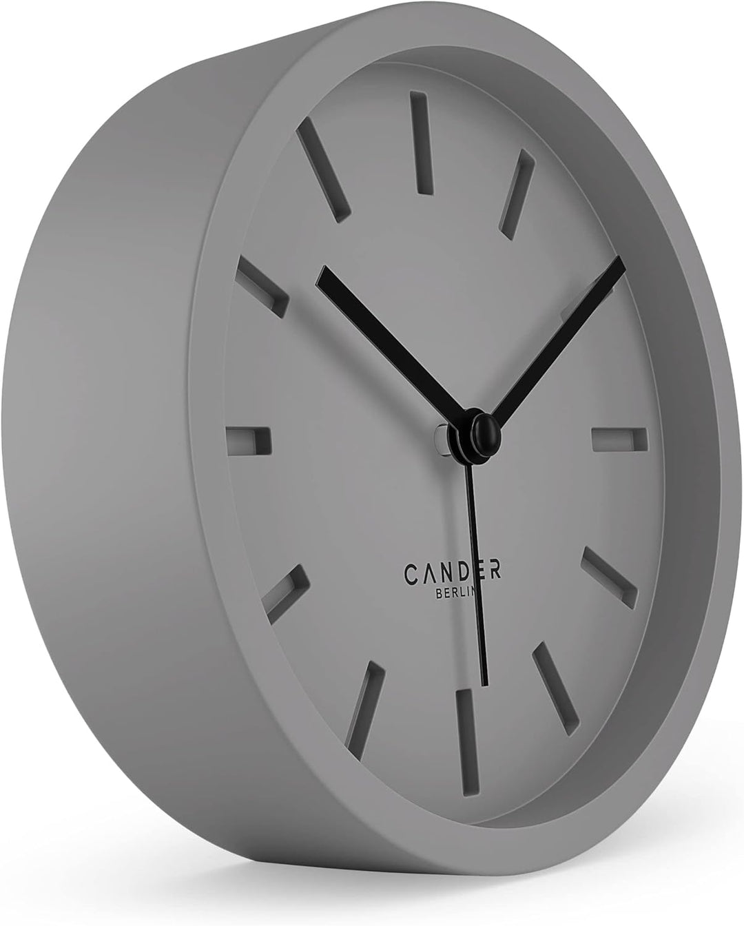 Cander Berlin MNU 2512 K Wecker lautlos ohne Ticken 12 cm analog batteriebetrieben ohne Tickgeräusch