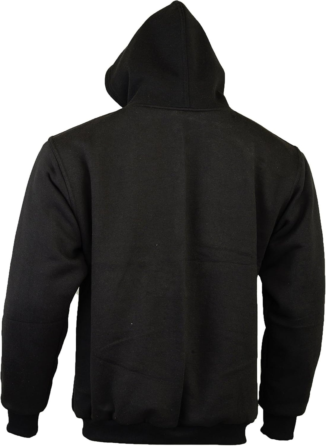 Bikers Gear Australia Pullover met kap/hoodie voor motorfietsers - 100% kevlar - beschermers- zwart