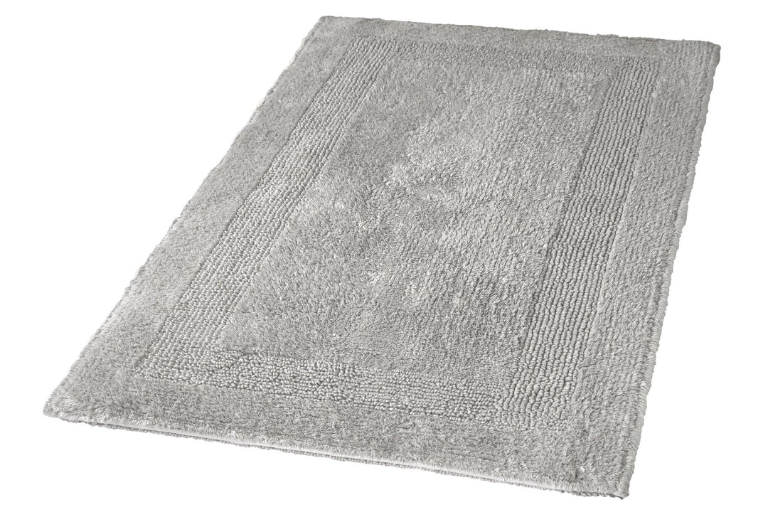 Kleine Wolke 5477146657 Badteppich Arizona, 80 x 140 cm, Grau(Silbergrau) Grau(silbergrau) 80 x 140