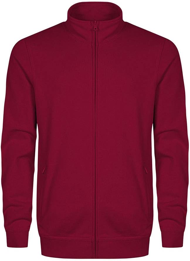 EXCD Sweatjacke Herren, Granat, L