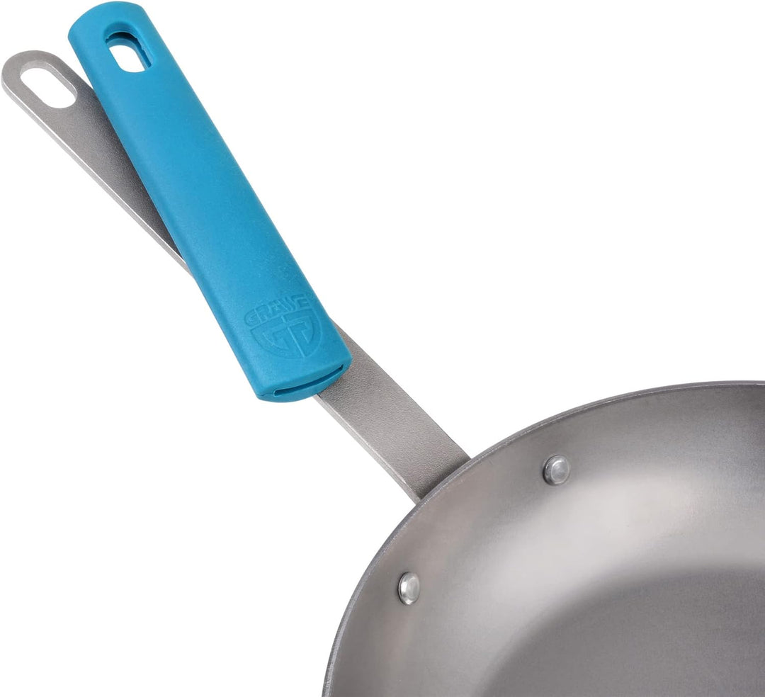 GRÄWE Pfanne aus Eisen - Wax Pro Eisenpfanne Ø 28 cm, 400° C hitzebeständig, schnitt- & kratzfeste B