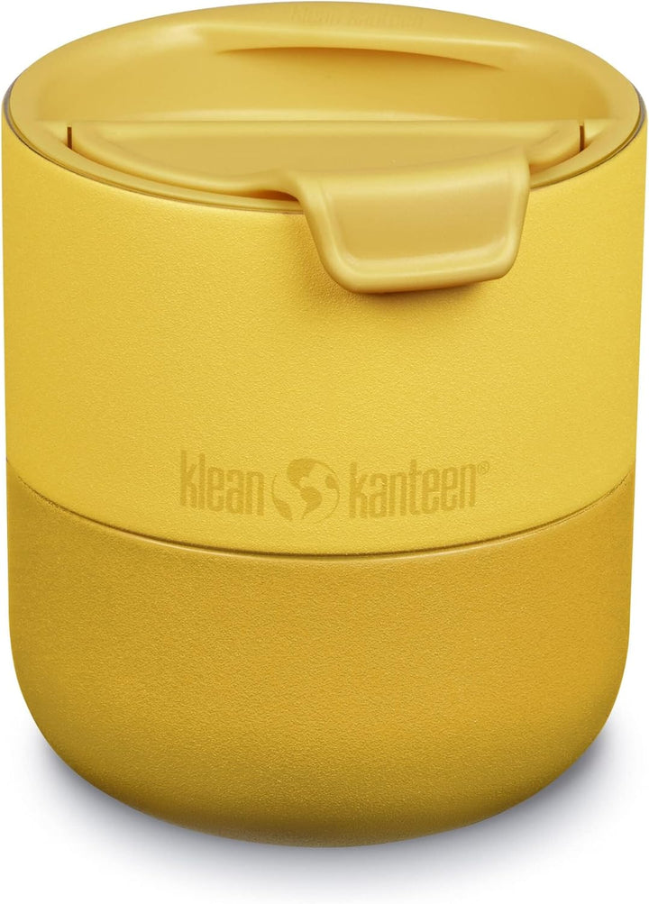 KleanKanteen RiseLowball mit Flip Lid in der Farbe: Old Gold, 237ml, aus Edelstahl, auslaufsicher, 1