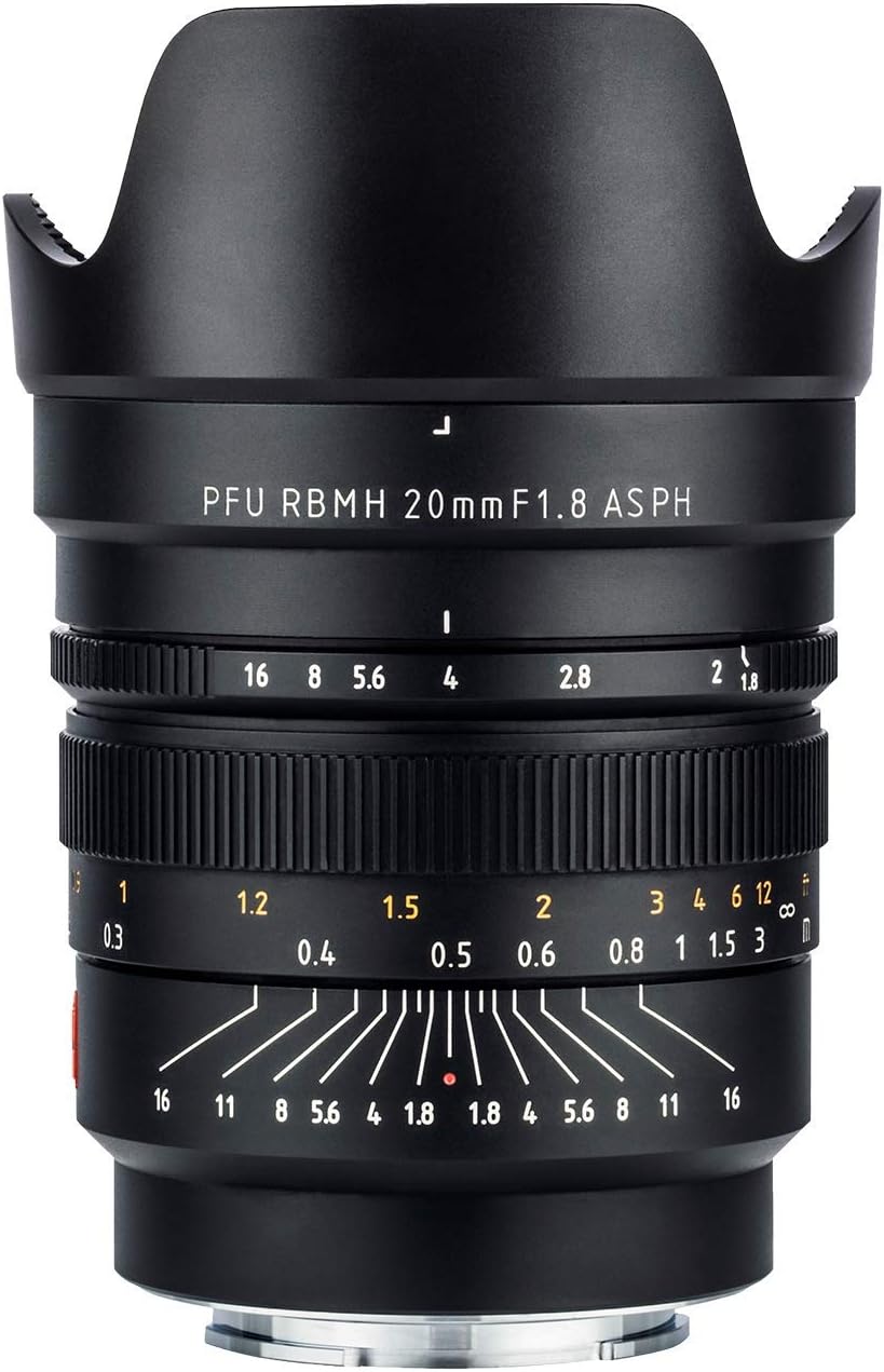 Viltrox manueller Fokus Vollformat Festbrennweite Superweitwinkelobjektiv PFU RBMH 20 mm F1.8 ASPH U