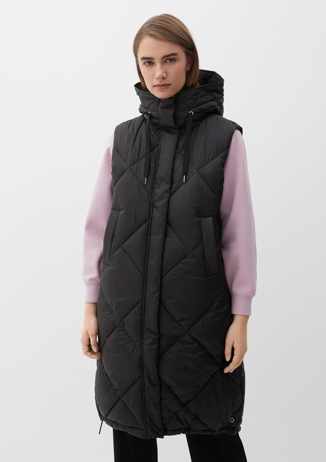 s.Oliver Damen Daunenweste XS Schwarz, XS Schwarz