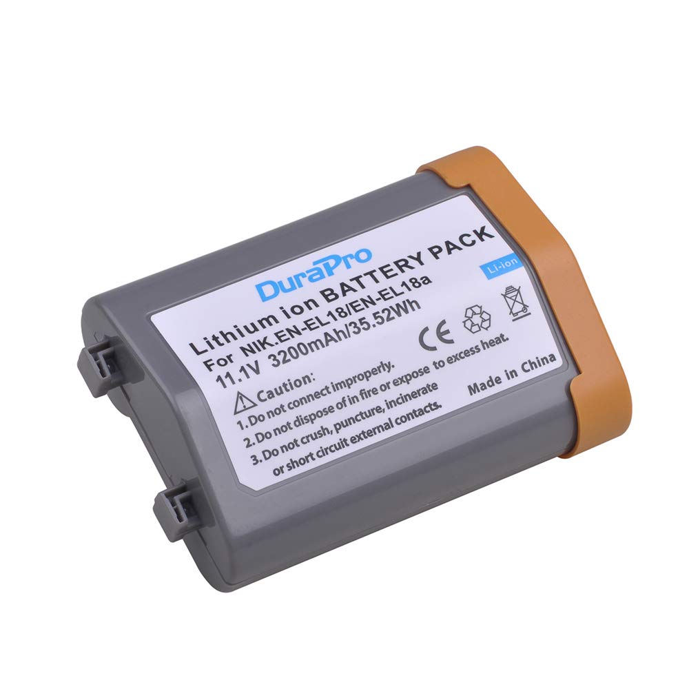DuraPro 3200mAh EN-EL18 Akku für Nikon EN-EL18 EN-EL18A Akku und Nikon D4, D4S, D5 Kameras und D500,