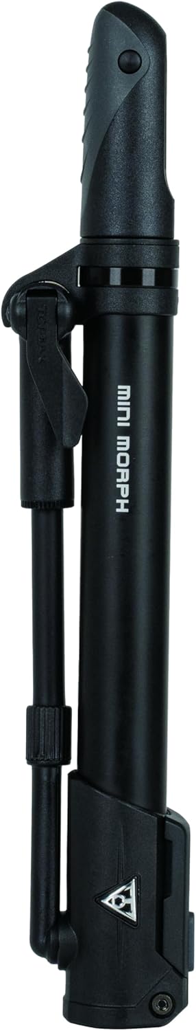 Topeak Unisex – Erwachsene Mini Morph Pumpe, Schwarz, Einheitsgrösse