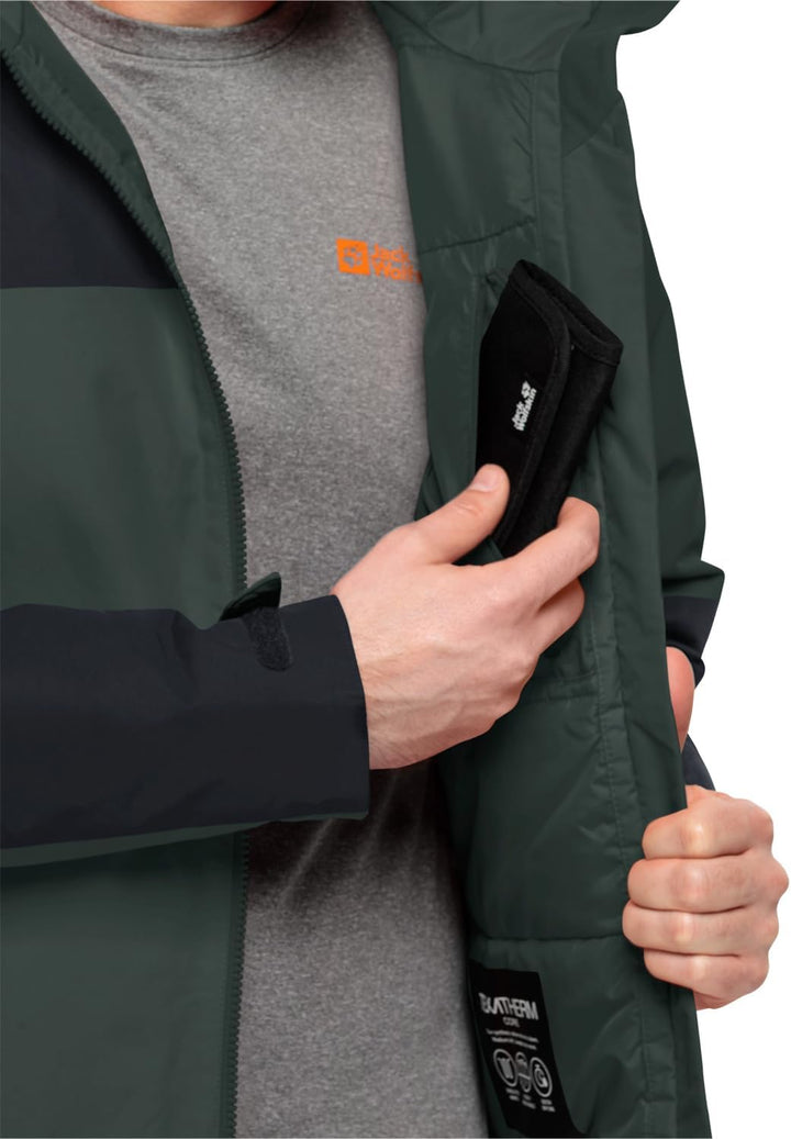 Jack Wolfskin Herren Jasper Ins Jkt M Jacket XL black olive, XL black olive