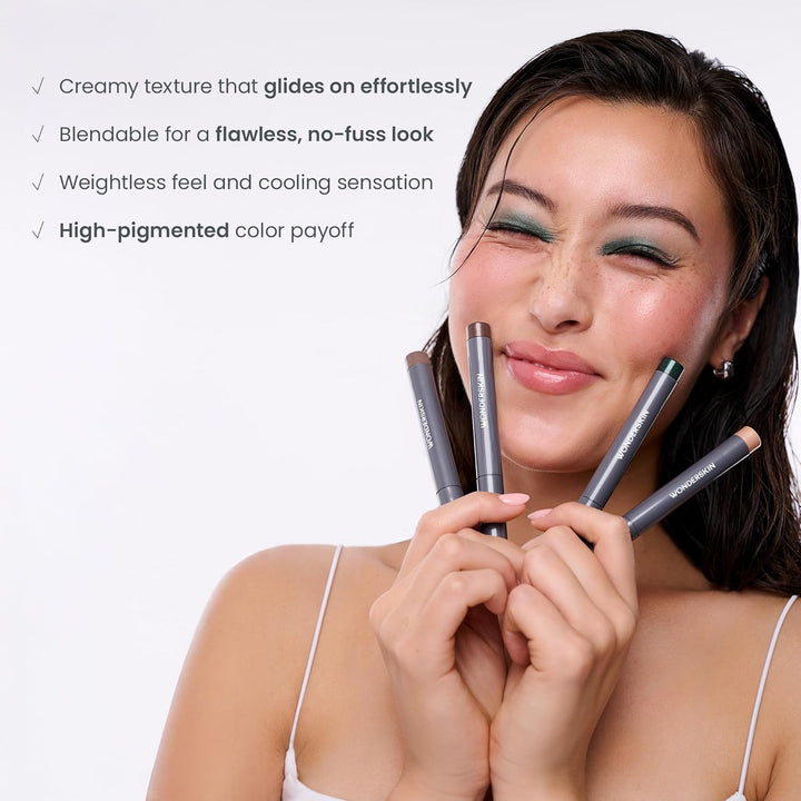 Wonderskin IYKYK Lidschattenstift – Langanhaltender Lidschattenstifte, wischfester und wasserfester