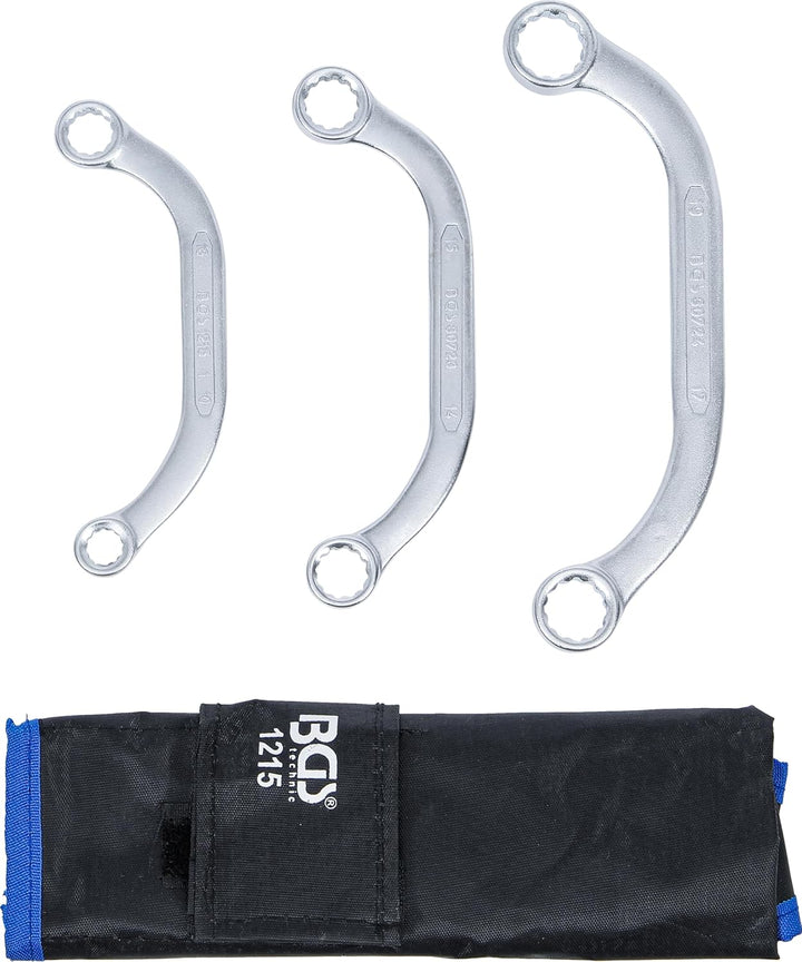 BGS 1215 | Starter- und Blockschlüssel-Satz | SW 10 x 13 - 17 x 19 mm | 3-tlg. 3-tlg. | SW 10 x 13 -