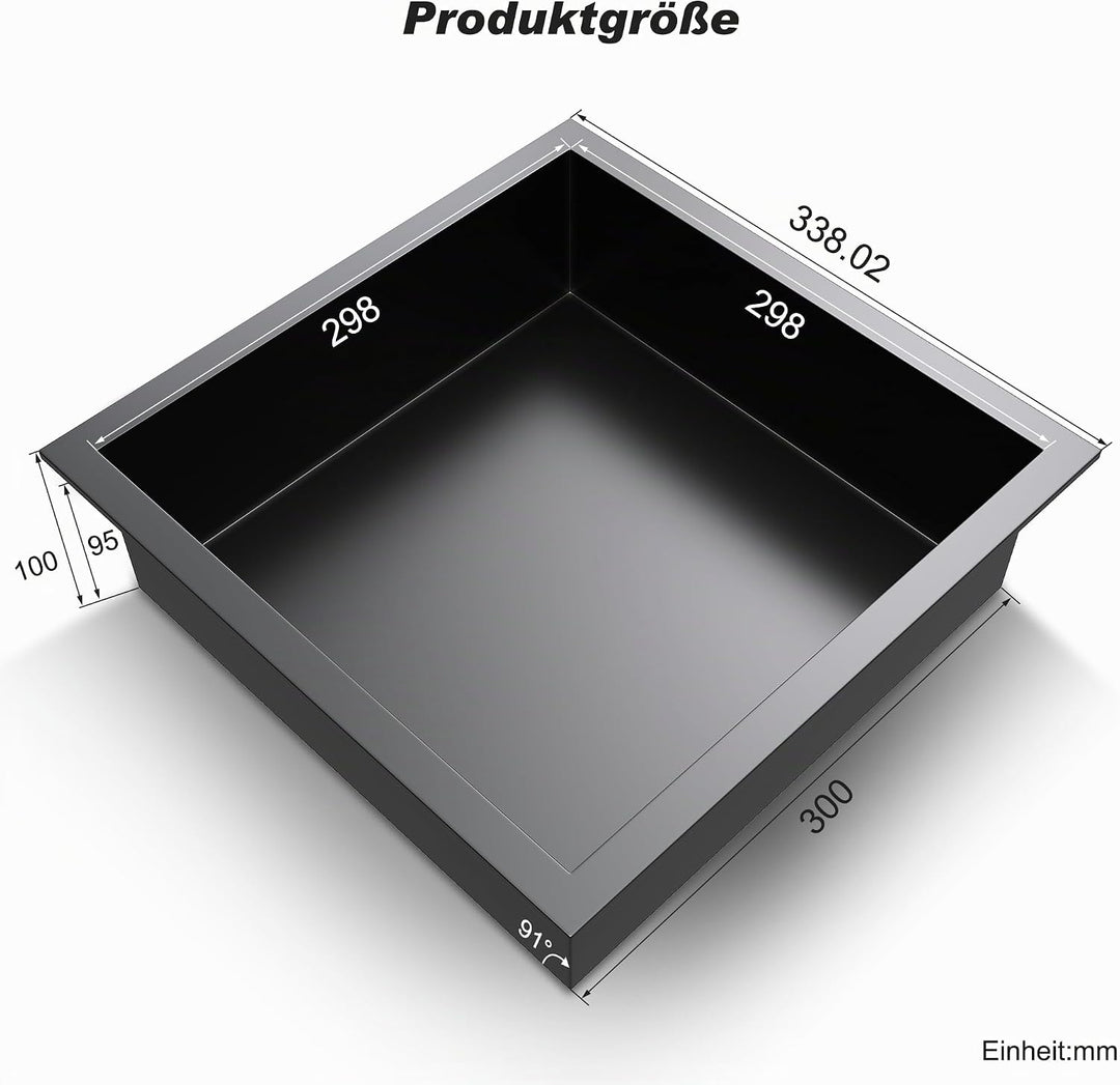 SONNI Wandnische Dusche Edelstahl, eingebettete Duschnische, Einzelregal Lagerung für Badezimmer, Wa