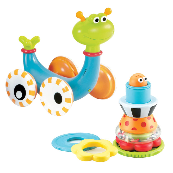 Yookidoo 04/40113 - Schnecke mit Musik zum hinterherkrabbeln