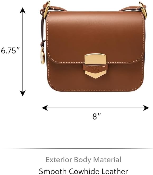 Fossil Damen Lennox Crossbody Brown, Brown
