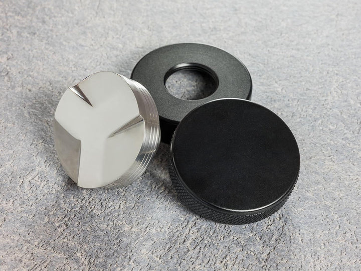 Buddy´s Bar - Barista Edition, Kaffeeverteiler/Leveler, Ø 58 mm Base, H: 3,5 cm, Nivellierwerkzeug f