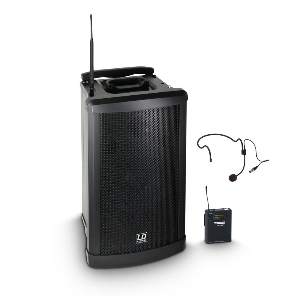 LD Systems Roadman 102 HS B5 ; Mobiler PA Lautsprecher mit Headset 584-607 MHz 584 - 607 MHz mit Hea