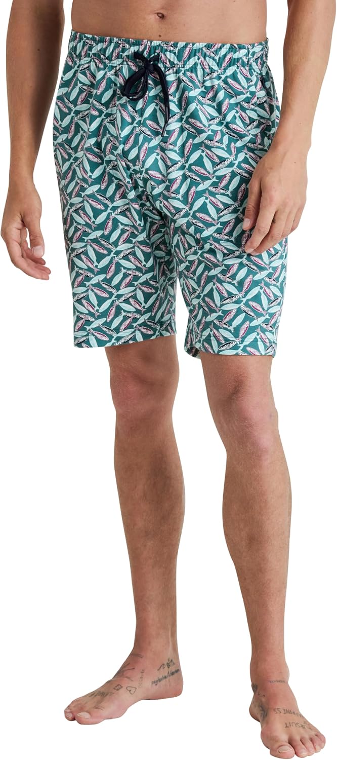 CALIDA Herren Rmx Sleep Shorts Hose (1er Pack) 46-48 Cream Gold, 46-48 Cream Gold