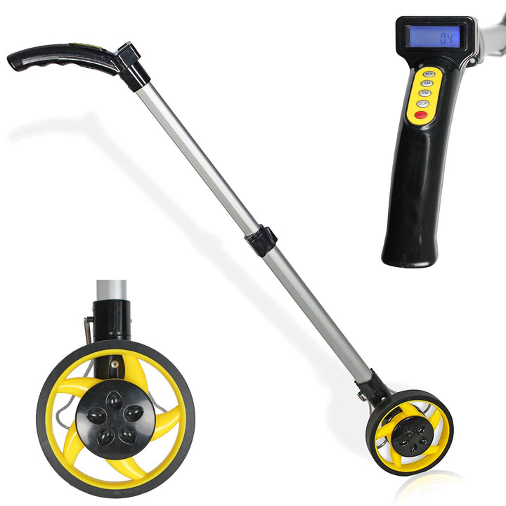 Elektronischer Hodometer mit Messrad - Messstrecke 0 bis 99,9 km - Messrad (Ø 16 cm) mit LCD Display