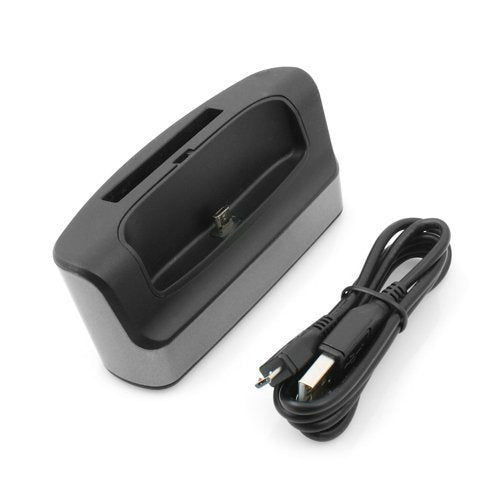 System-S USB Dockingstation Ladegerät Ladestation Dock Cradle Datentransfer und extra Akkuladeanschl