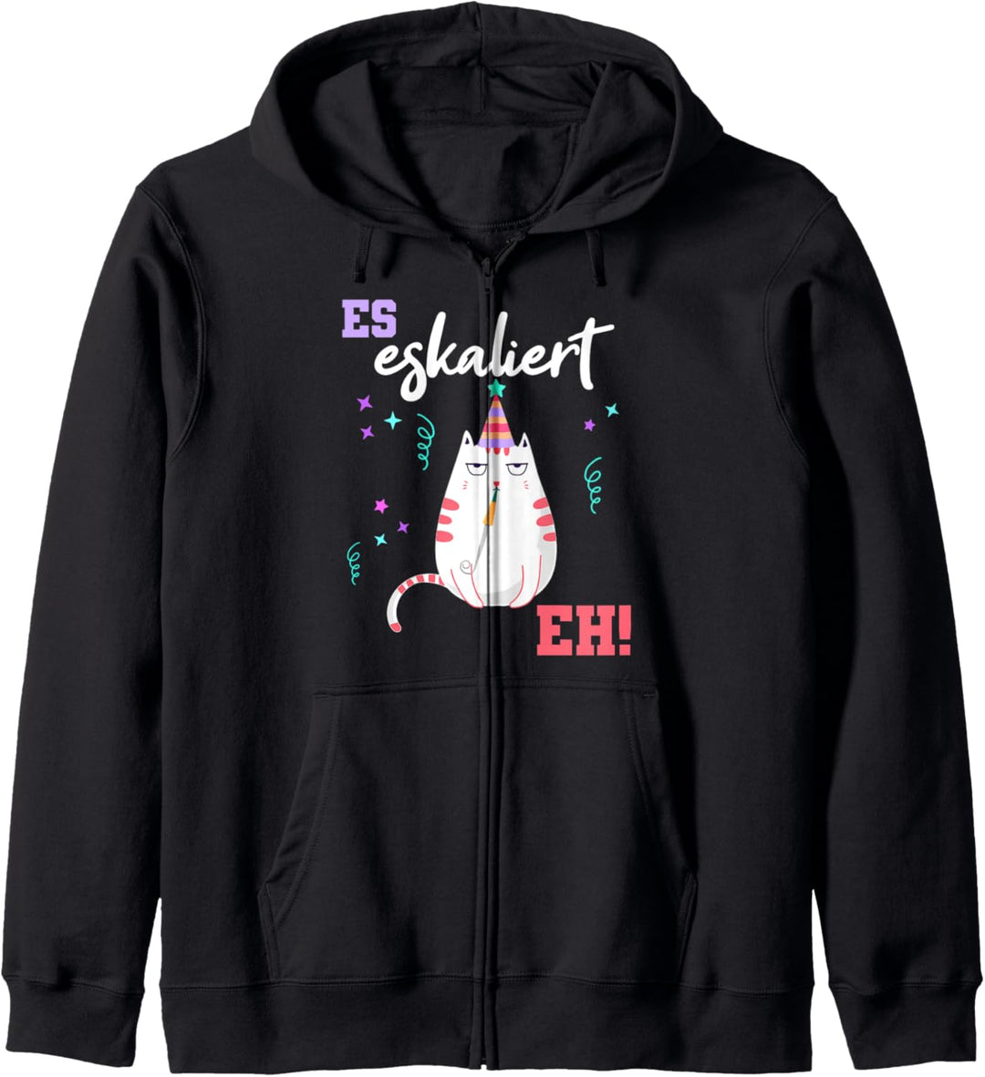 Es Eskaliert Eh Katze Kapuzenjacke