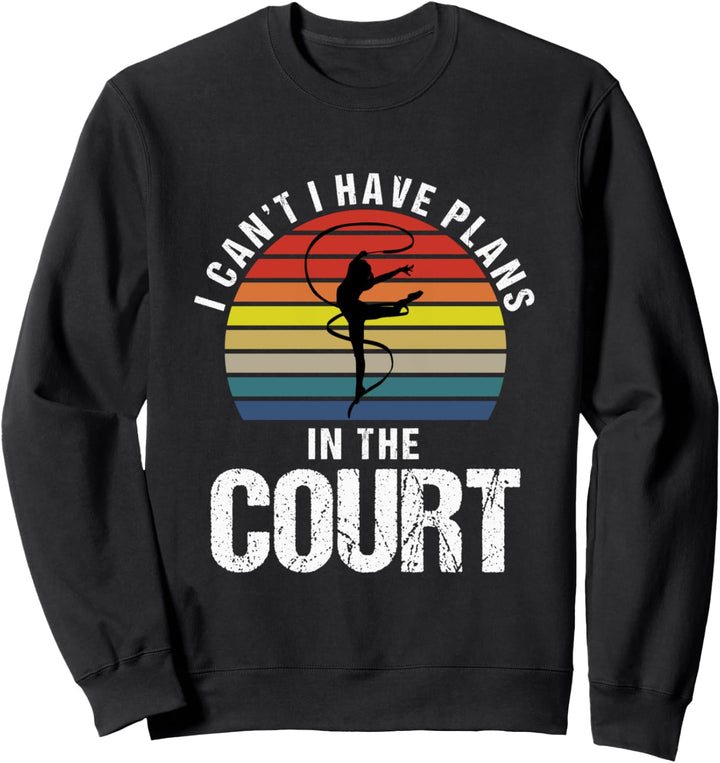 Ich habe Pläne auf dem Gebiet der Gymnastik Lustiger Sarkasm Sweatshirt