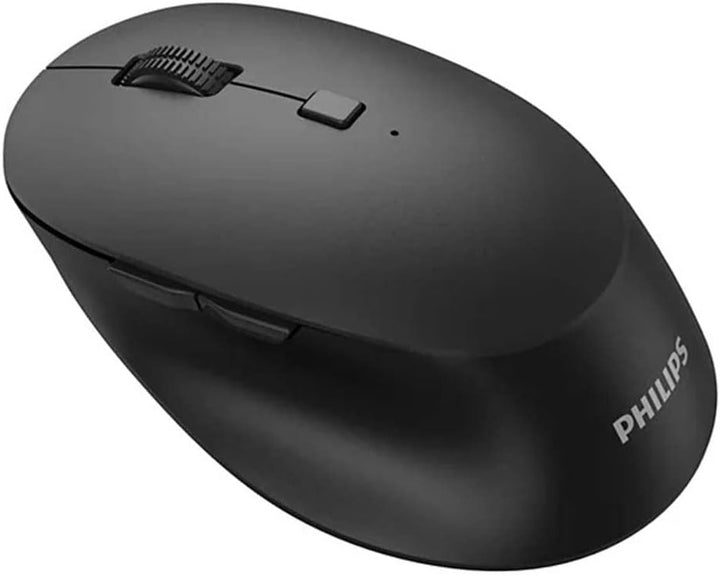 Philips SPK7607 kabellose Maus - bis zu 3200 DPI, 2.4GHz + Bluetooth 3.0/5.0, geräuschearmes Klicker