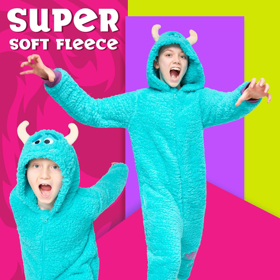 Disney Onesie für Mädchen, 4-15 Jahre - Stitch Jumpsuit - Kuschelanzug Einteiler für Mädchen 7-8 Jah