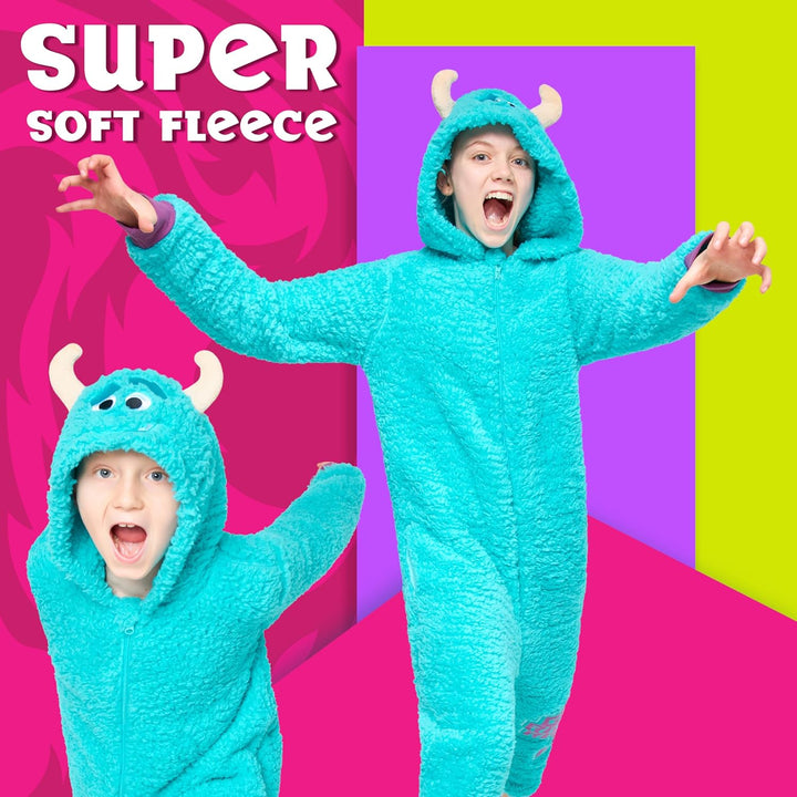 Disney Onesie für Mädchen, 4-15 Jahre - Stitch Jumpsuit - Kuschelanzug Einteiler für Mädchen 7-8 Jah
