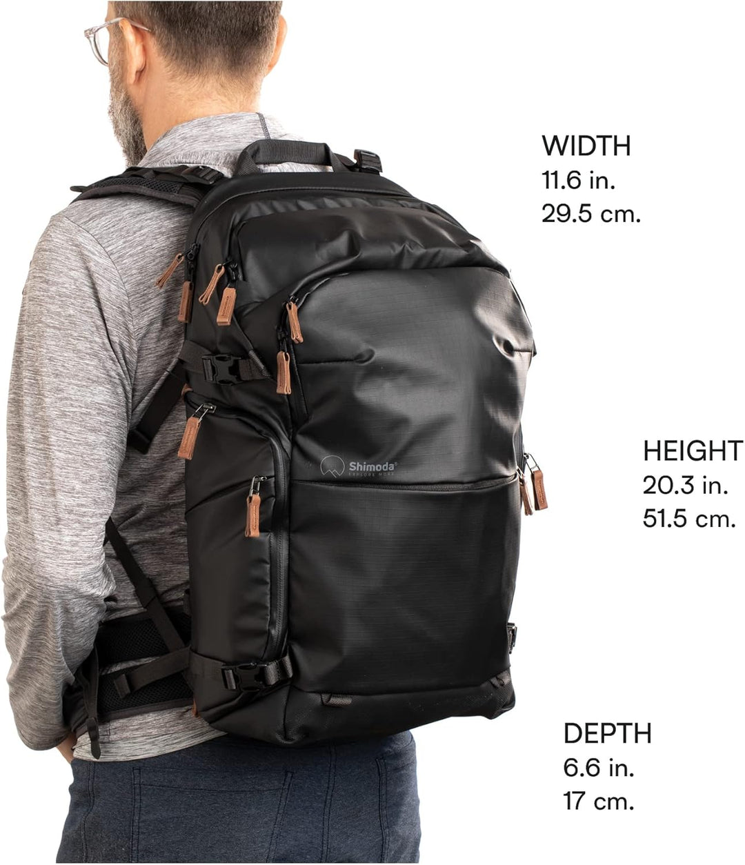Shimoda Unisex Explore V2 35 Starter Kit Gepäck- Kuriertasche (1er Pack) Explore V2 30 Backpack Schw