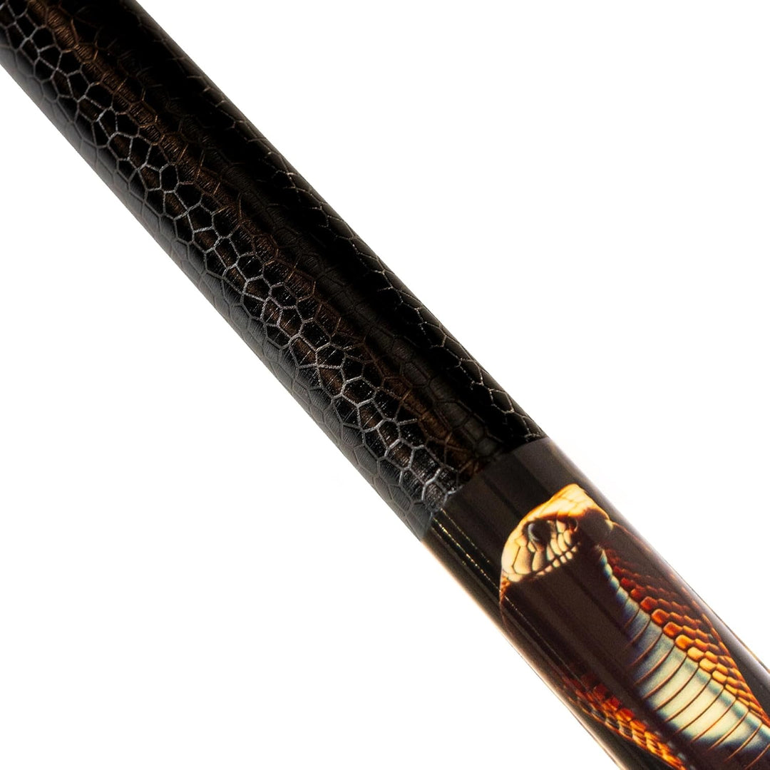 Winsport Billardqueue Animal Collection, Pool Cue, tolle Optik im Leopard, Snake und Tiger Design, G