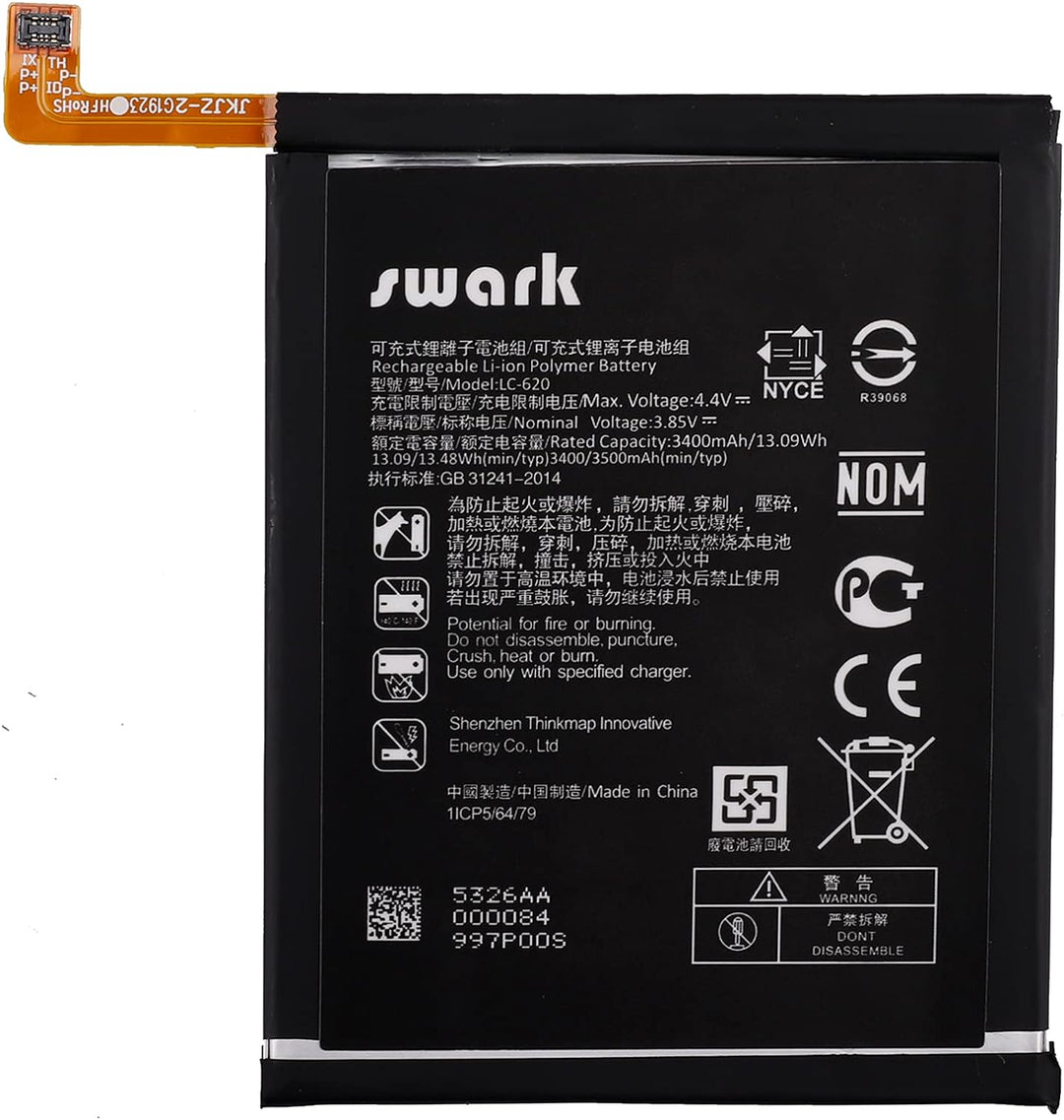 Swark Akku LC-620 Kompatibel mit Nokia 7.2 (TA-1181, TA-1196) & Nokia 6.2 TA-1198 TA-1200 with Tools