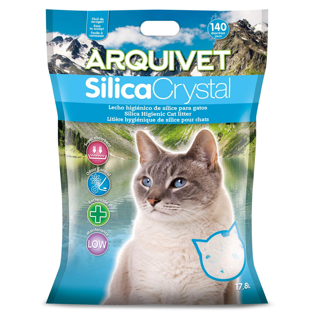 Arquivet Arena Katzenstreu, Silikonkristall, 17,8 l