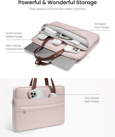 tomtoc Tasche Hülle für 14 Zoll MacBook Pro M3/M2/M1 Pro/Max A2992 A2918 A2779 A2442 2023-2021, 13 Z