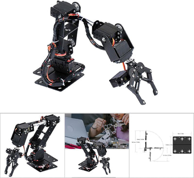 Roboterarm-Kit, Arduino-Roboterarm, 6Dof-Roboter, Mechanischer Arm, Klemmklaue, Kit, Dof-Manipulator