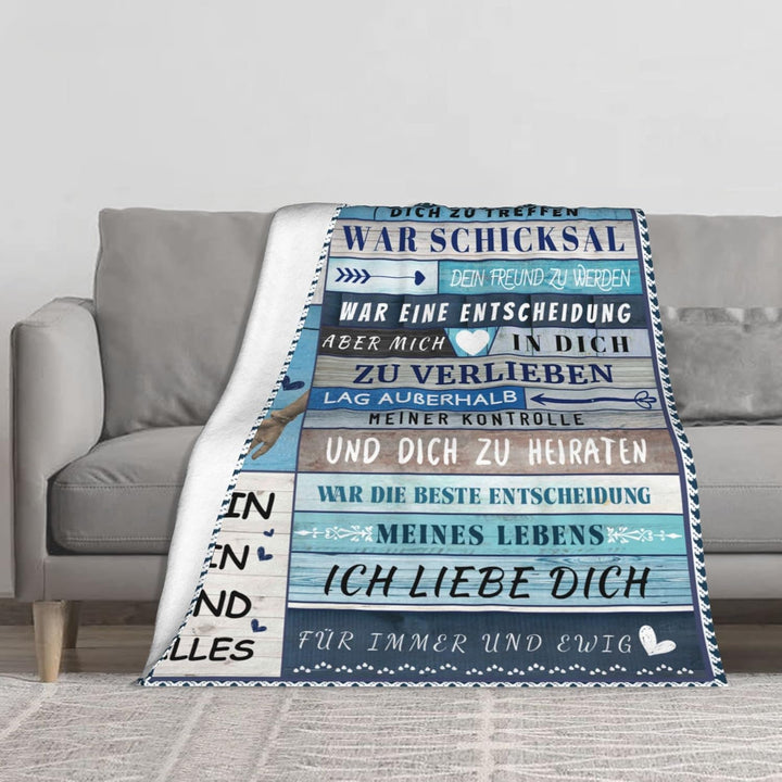 Bold And Brash Hochzeitstag Geschenke für Männer, Kuscheldecke, Jahrestag Geburstag Liebesgeschenke