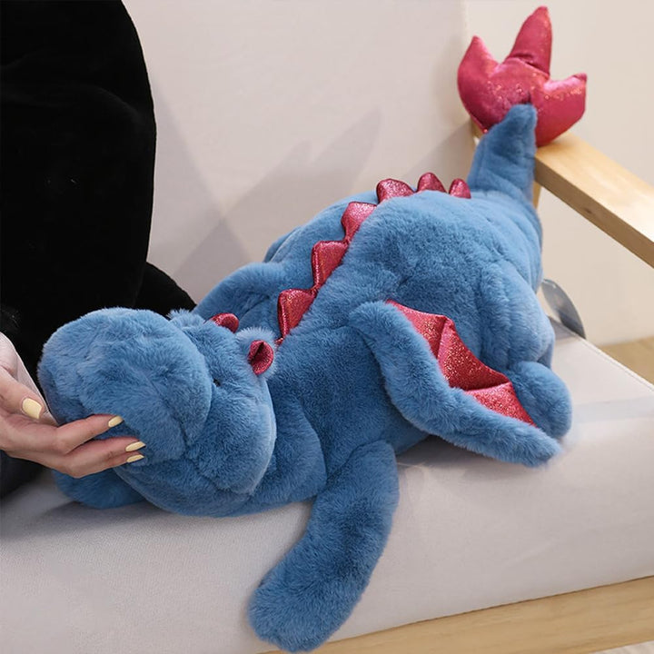 Weighted Stuffed Animal, 110CM Weicher Drachen Spielzeug, 4.5KG Sensory Toy für Kinder & Erwachsene