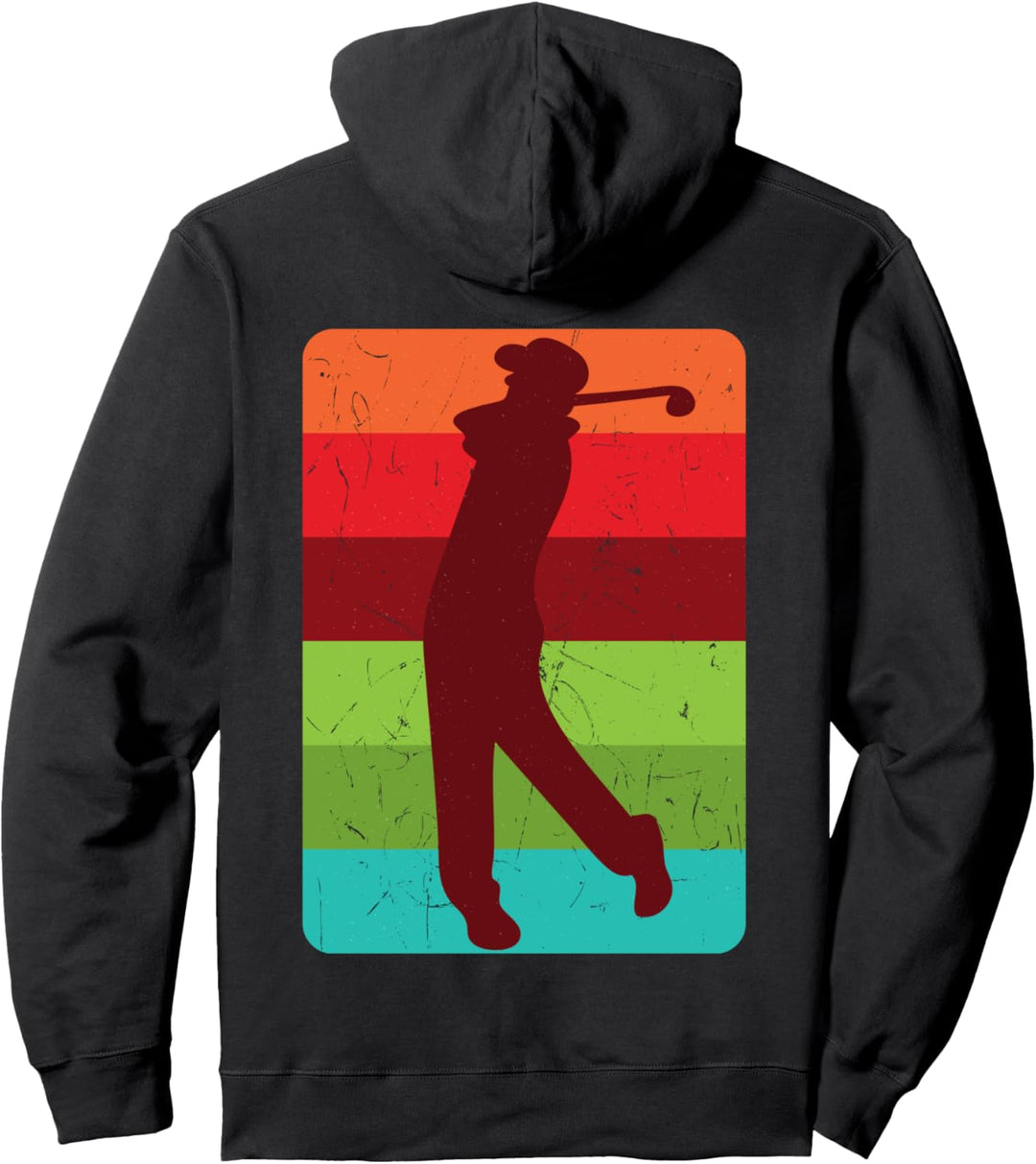 GOLF VINTAGE Golfer Outfit Golferinnen Golfer Bild Pullover Hoodie