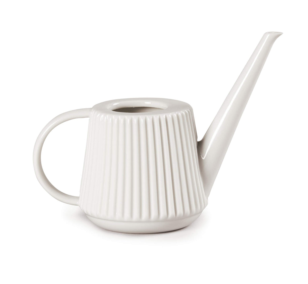 LLADRÓ Watering Can. White. Botanica Fragrans Collection. Giesskanne. Porzellan.