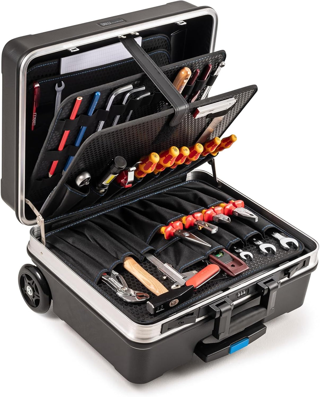 B&W Werkzeugkoffer go XL - tool.case ABS.360.PLT, Inhalt 36 Liter, mit Rollen, Innenmasse: 480 x 375