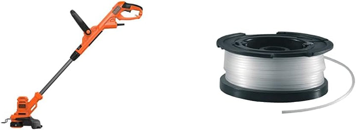 Black+Decker BESTA525 Elektro-Rasentrimmer/Rasenkantenschneider 230 V, Schwarz, 25 cm + vollautomati