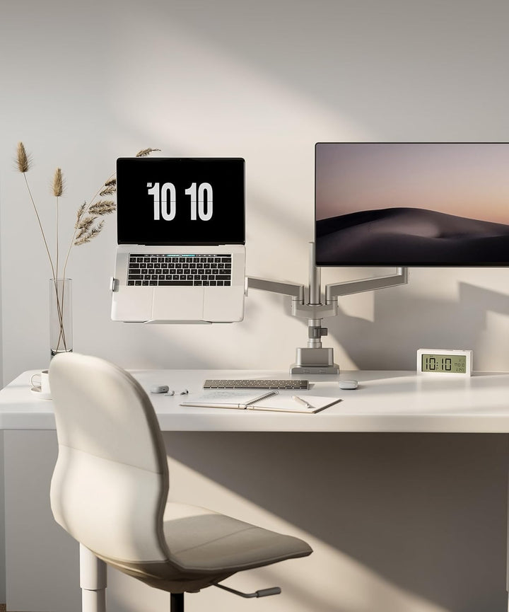 Notebookhalterung für 12 13 15 17 Zoll Notebooks für Monitorhalterungen mit VESA 75 Office-LTH3SL