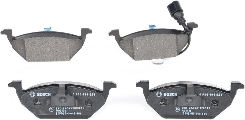 Bosch BP1445 Bremsbeläge - Vorderachse - ECE-R90 Zertifizierung - vier Bremsbeläge pro Set