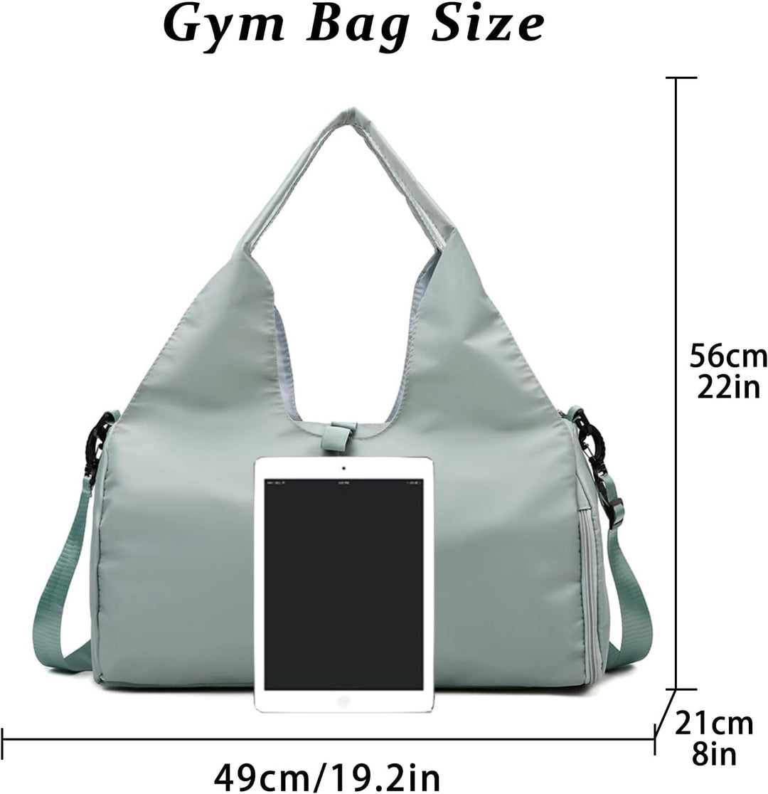Sporttasche, Wasserdicht Yogatasche Turnbeutel mit Schuhe Fach und nass Tasche für Yoga-Matten &amp; Yog