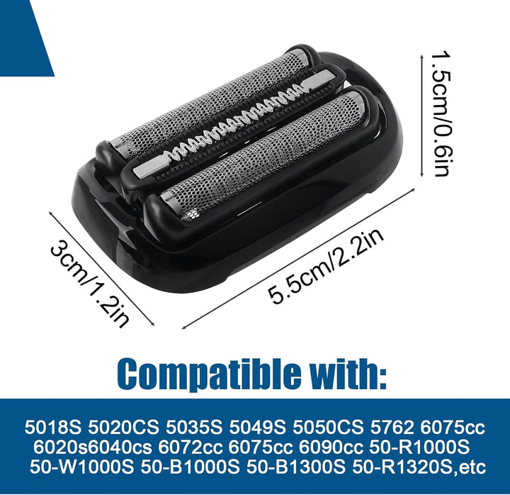 Series 5/6 Scherkopf 53B Ersatzrasierkopf Kompatibel mit Series 5/6 Männer Rasierer Scherkopf Rasier